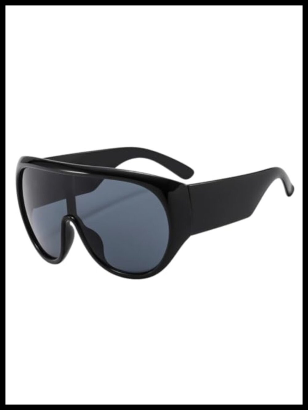 Oversized Square Sunglasses UV400 Protection Unisex Streetwear
